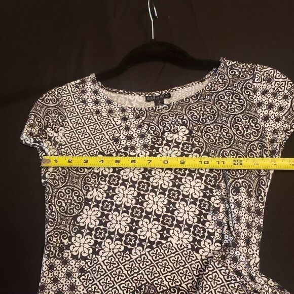 LAFAYETTE 148 Cap Sleeve Midi Wrap Style Dress - Picture 10 of 11